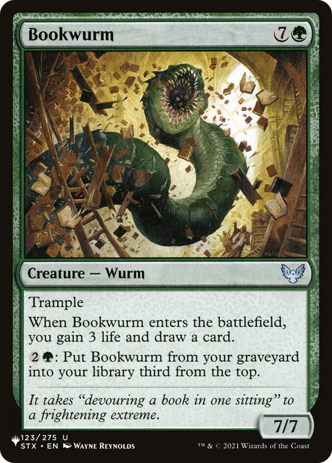 Bookwurm (The List Reprint)