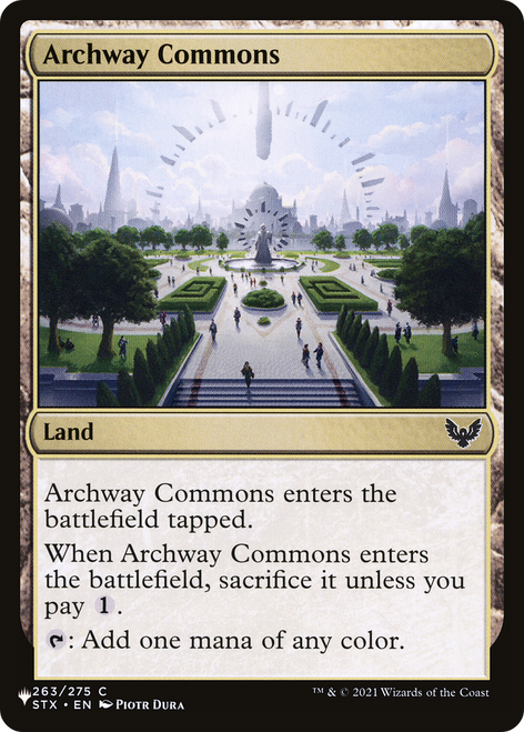 Archway Commons (The List Reprint)