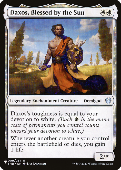 Daxos, Blessed by the Sun (The List Reprint)