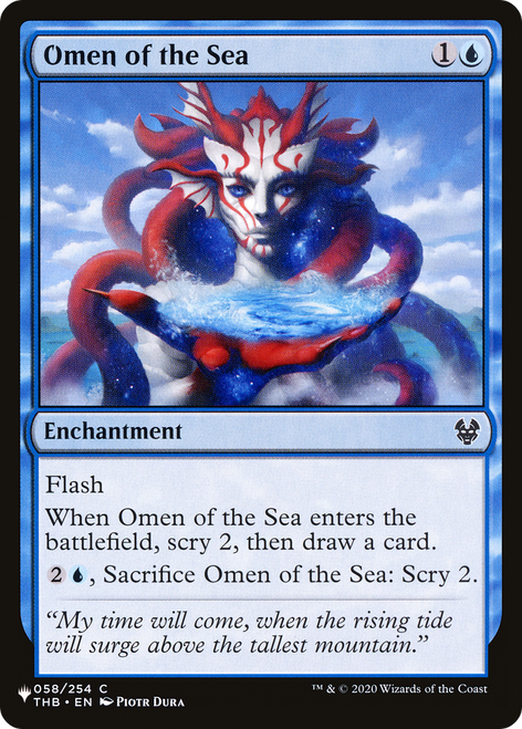 Omen of the Sea (The List Reprint)