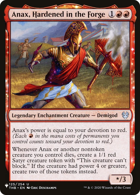 Anax, Hardened in the Forge (The List Reprint)