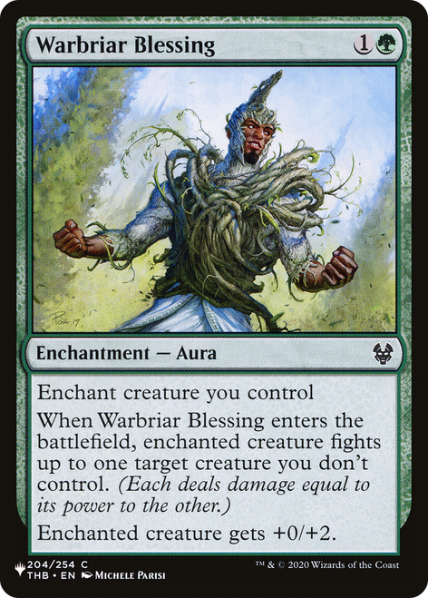 Warbriar Blessing (The List Reprint)
