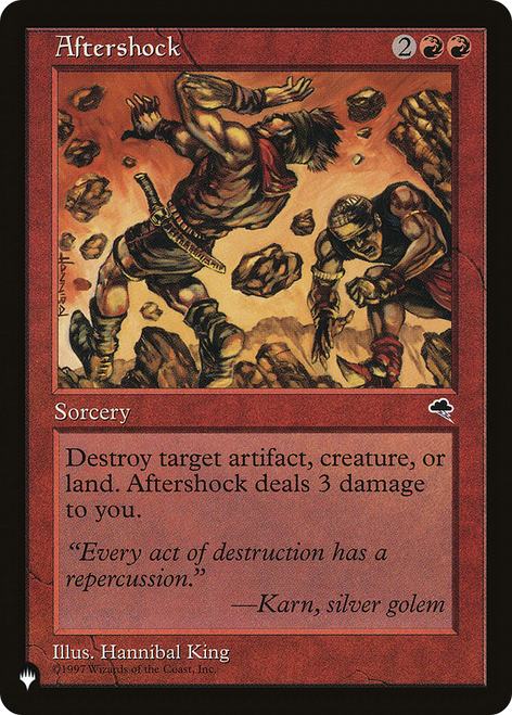 Aftershock (The List Reprint)