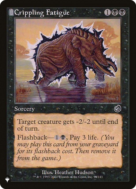 Crippling Fatigue (The List Reprint)