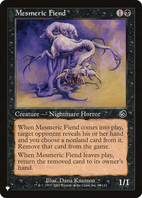 Mesmeric Fiend (The List Reprint)