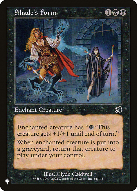 Shade's Form (The List Reprint)