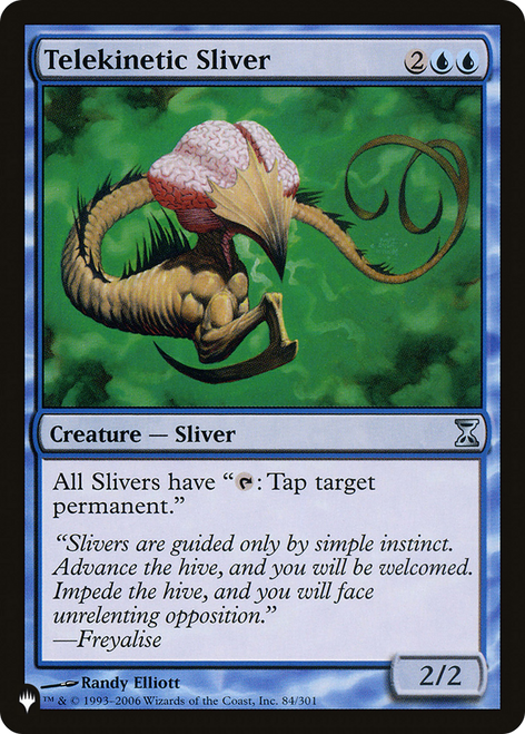 Telekinetic Sliver (The List Reprint)