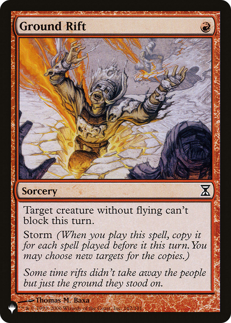 Ground Rift (The List Reprint)