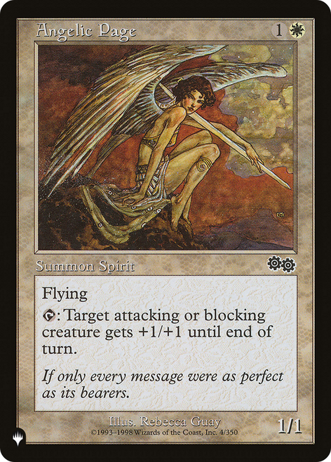 Angelic Page (The List Reprint)