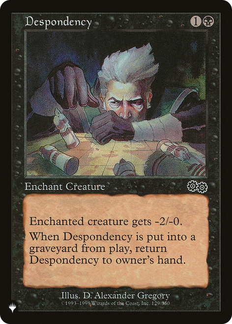 Despondency (The List Reprint)