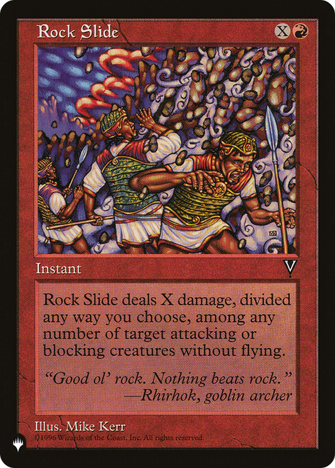 Rock Slide (The List Reprint)