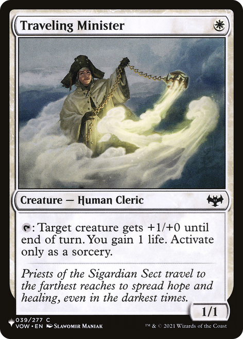 Traveling Minister (The List Reprint)