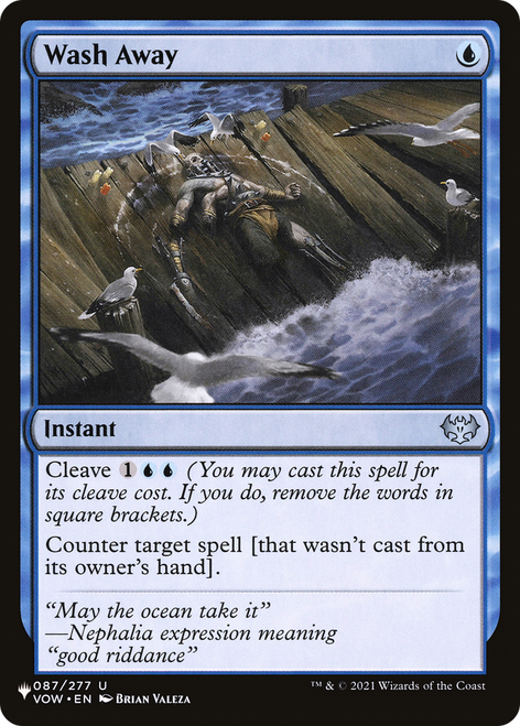 Wash Away (The List Reprint)