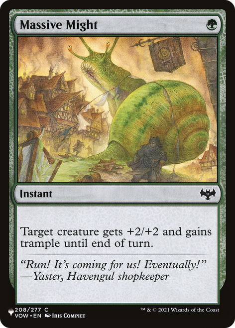 Massive Might (The List Reprint)