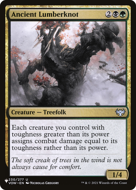 Ancient Lumberknot (The List Reprint)
