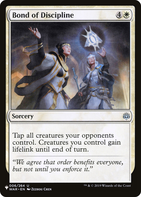 Bond of Discipline (The List Reprint)