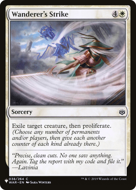 Wanderer's Strike (The List Reprint)