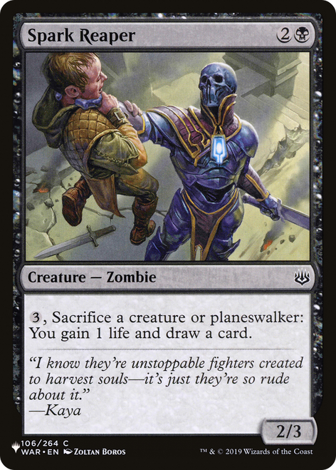 Spark Reaper (The List Reprint)