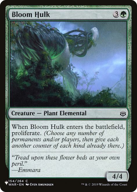 Bloom Hulk (The List Reprint)