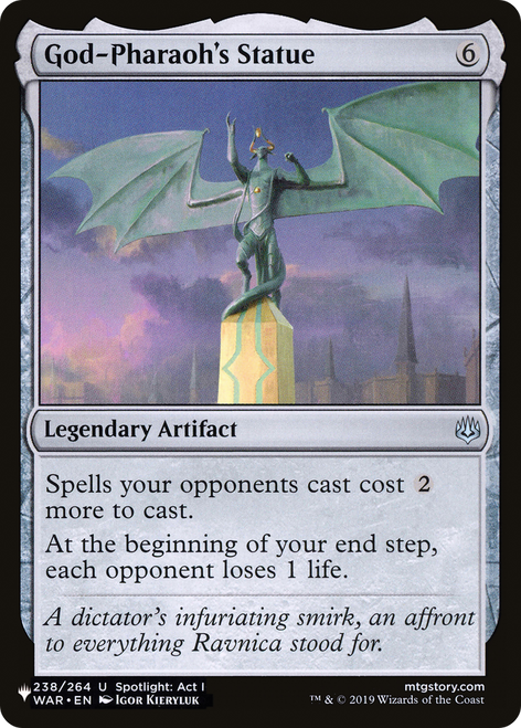 God-Pharaoh's Statue (The List Reprint)