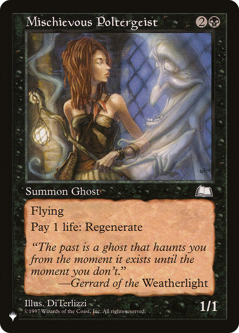 Mischievous Poltergeist (The List Reprint)