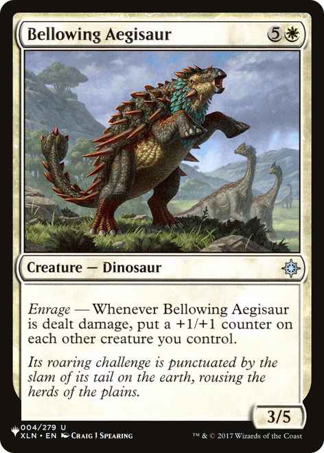Bellowing Aegisaur (The List Reprint)