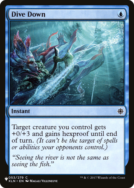 Dive Down (The List Reprint)