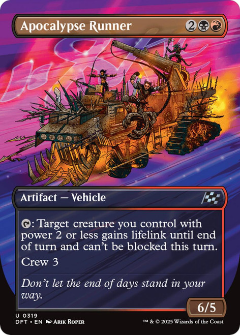 Apocalypse Runner (Borderless Art)