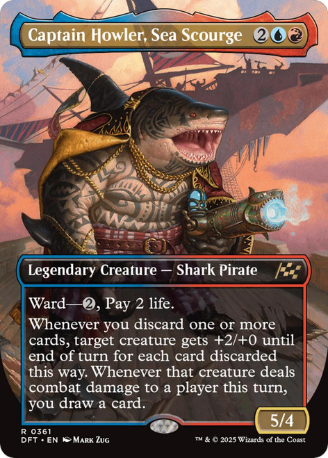 Captain Howler, Sea Scourge (Borderless Art)
