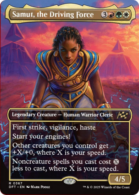 Samut, the Driving Force (Borderless Art)