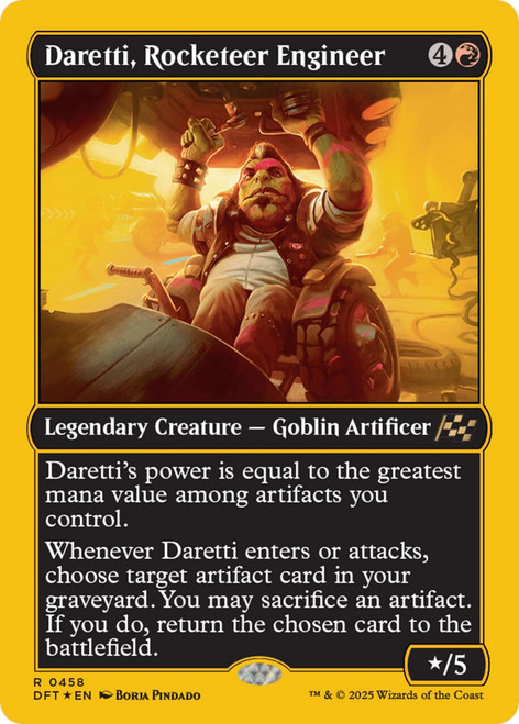 Daretti, Rocketeer Engineer (First-Place Foil)