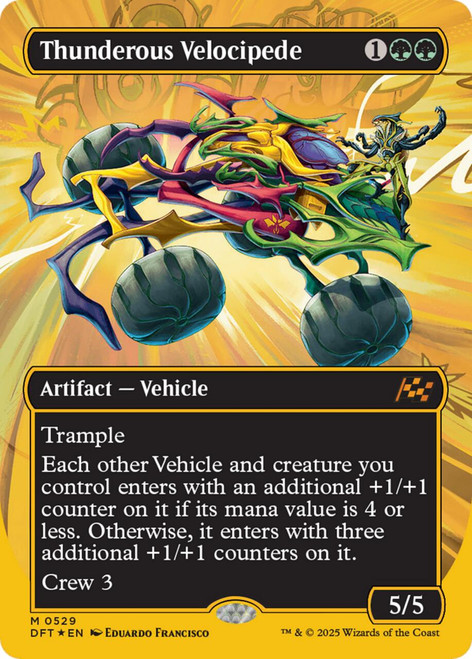 Thunderous Velocipede (Borderless First-Place Foil)