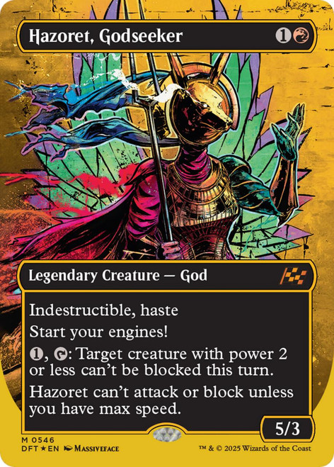 Hazoret, Godseeker (Borderless First-Place Foil)