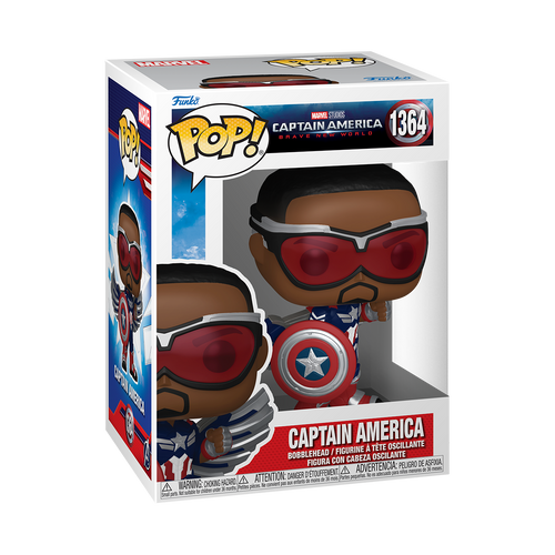 POP! Marvel - Captain America: Brave New World #1364 Captain America (Sam Wilson)