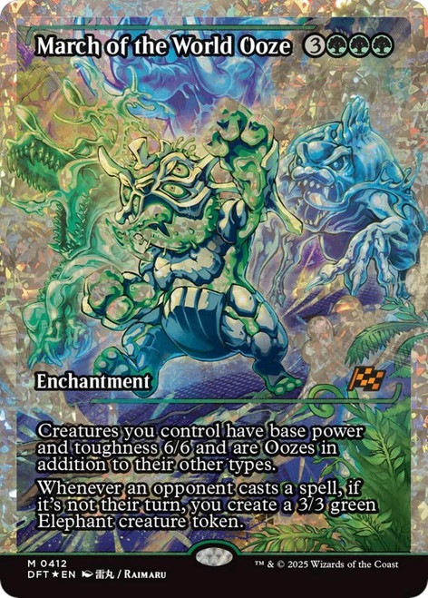 March of the World Ooze (Japan Showcase Fracture Foil)
