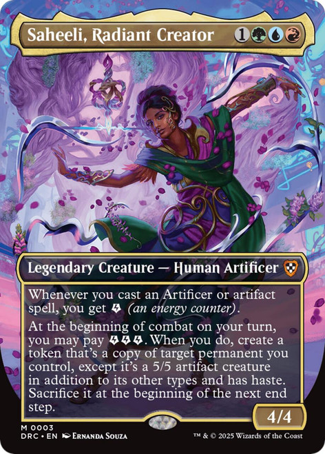Saheeli, Radiant Creator (Borderless Art)
