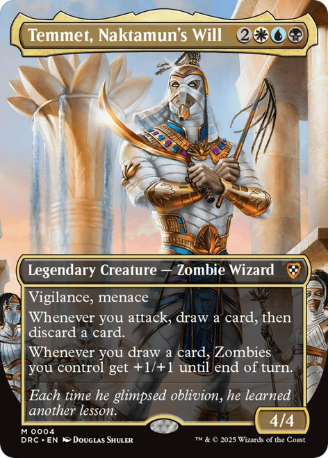 Temmet, Naktamun's Will (Borderless Foil)