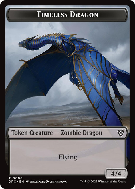 Aetherdrift Commander - Timeless Dragon Token