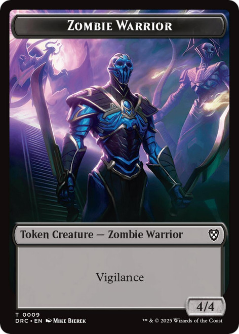 Aetherdrift Commander - Zombie Warrior Token