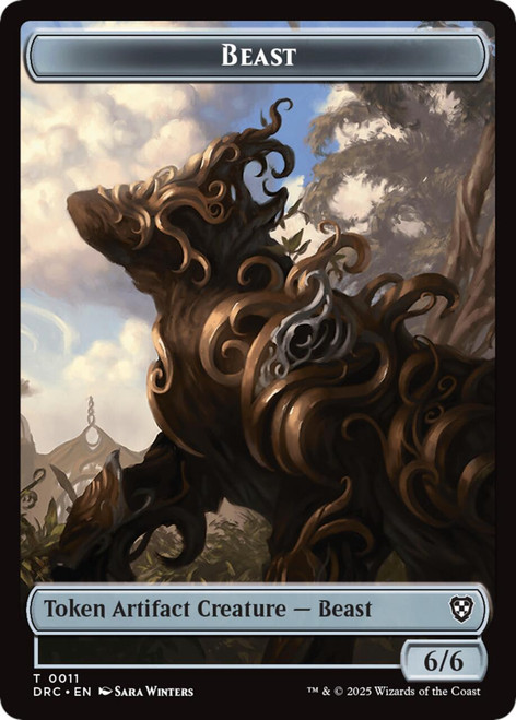 Aetherdrift Commander - Beast (#11) Token