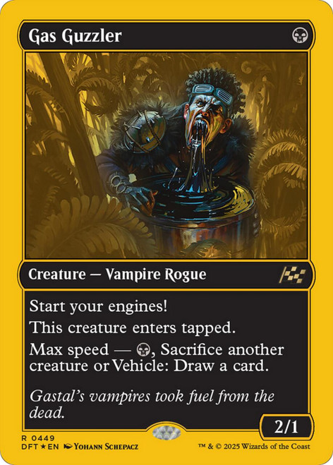 Gas Guzzler (First-Place Foil)