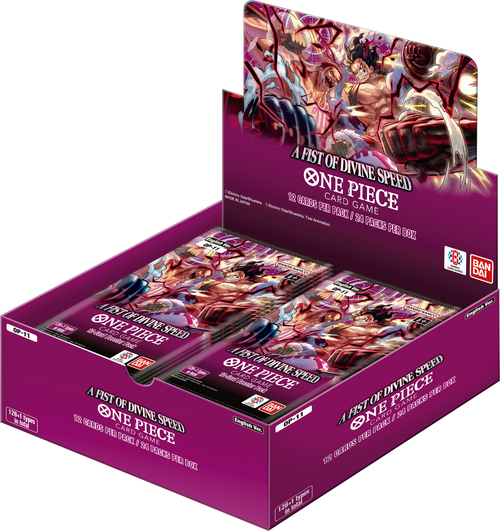 One Piece Card Game: A Fist of Divine Speed Booster Box (OP-11)
