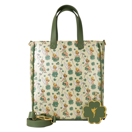 Disney: Tinker Bell 4-Leaf Clover Tote Bag With Coin Bag