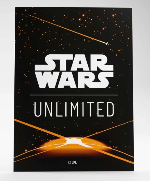 Star Wars: Unlimited Art Sleeves - Card Back Orange