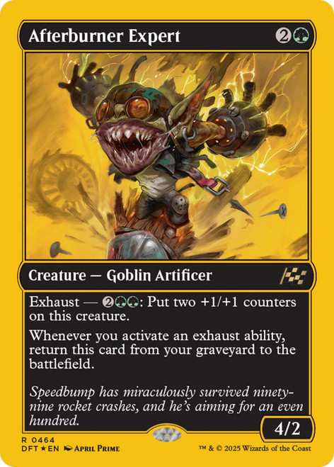 Afterburner Expert (First-Place Foil)