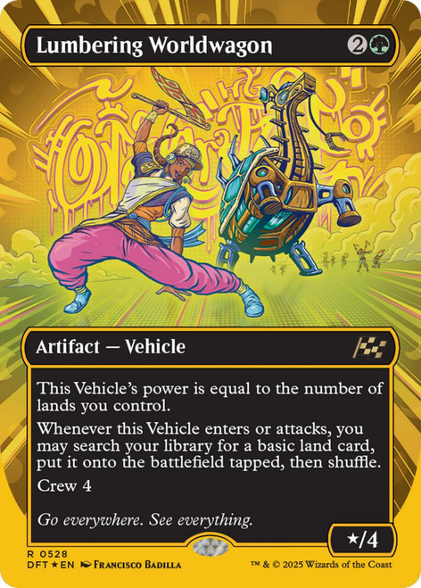 Lumbering Worldwagon (Borderless First-Place Foil)