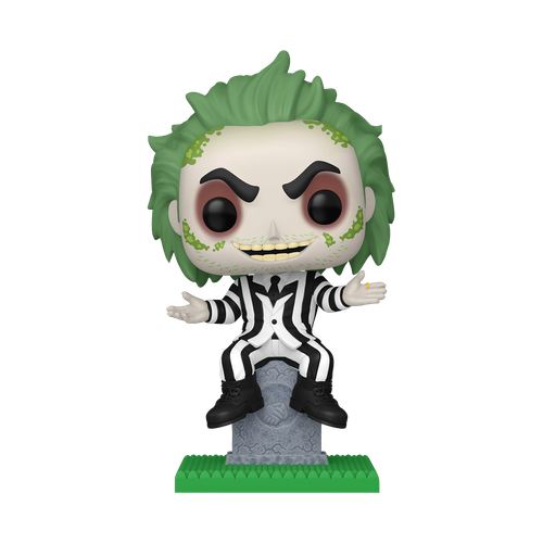 POP! Movies - Beetlejuice #1757 Beetlejuice on Tombstone (POP! Plus)