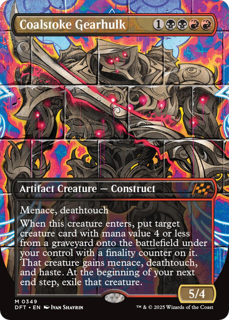 Coalstoke Gearhulk (Borderless Art)