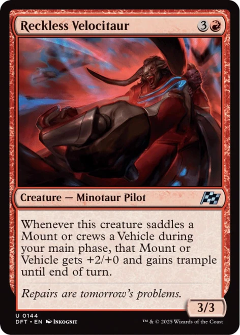 Reckless Velocitaur (Foil)
