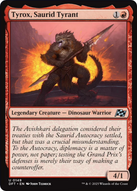 Tyrox, Saurid Tyrant (Foil)